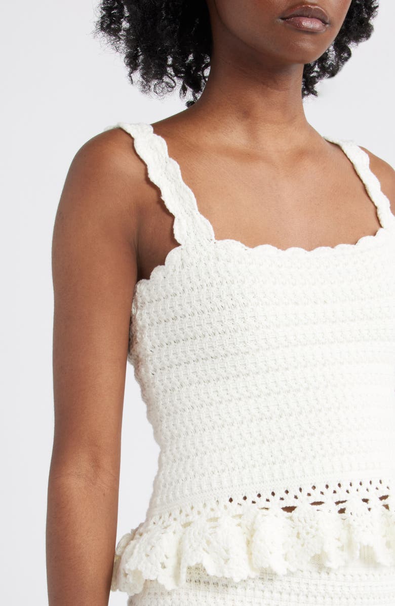 Rails Estefania Cotton Blend Sweater Tank, Alternate, color, White