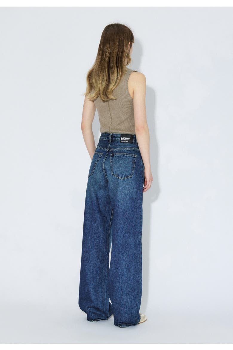 Donna High Relaxed Jeans, Alternate, color, Stream Dark Fade Vintage