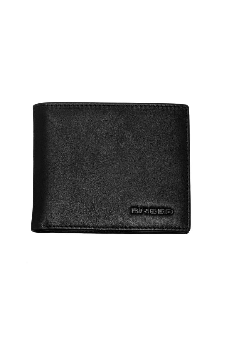 BREED Locke Bi Fold Wallet, Main, color, Black