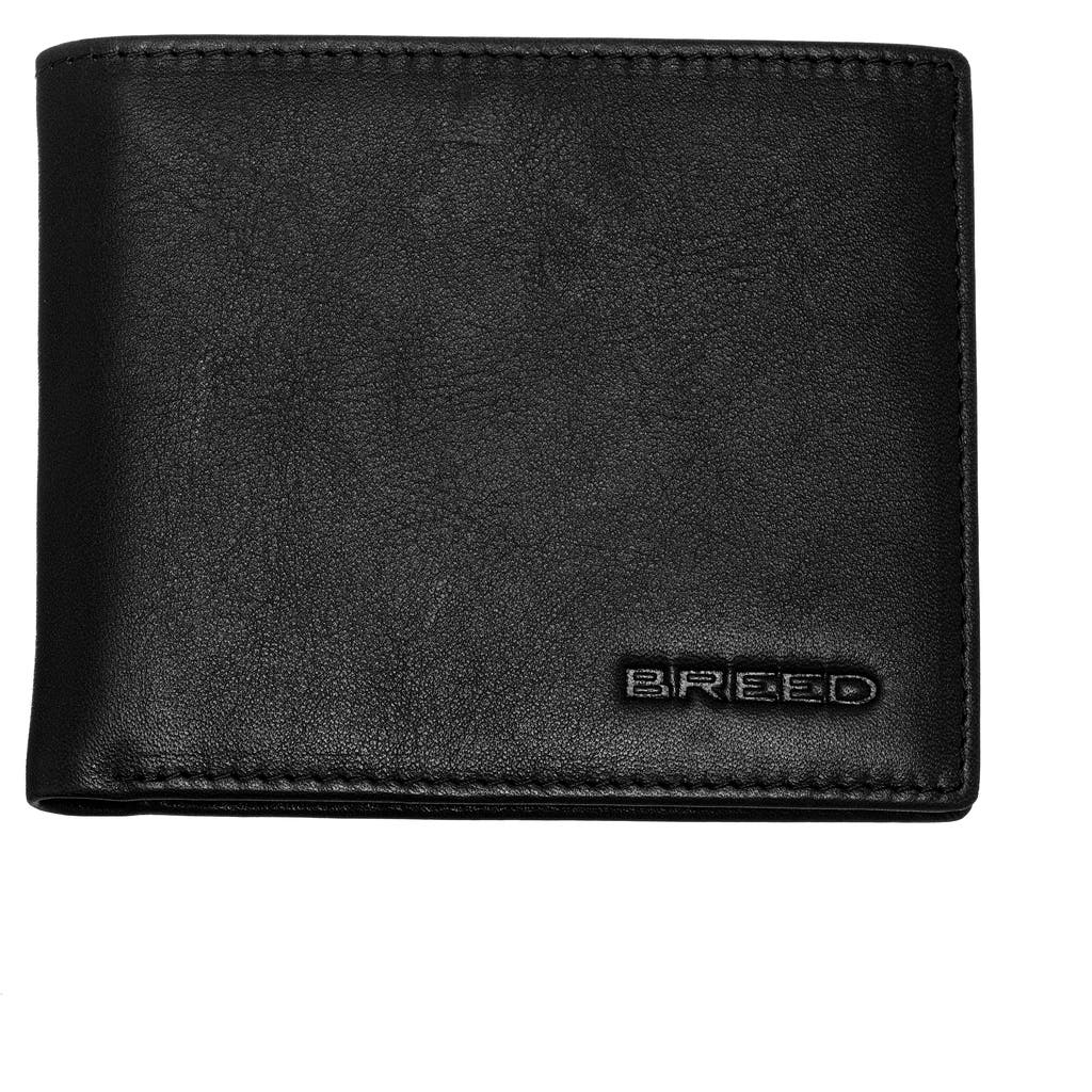 Breed Locke Bi Fold Wallet In Black