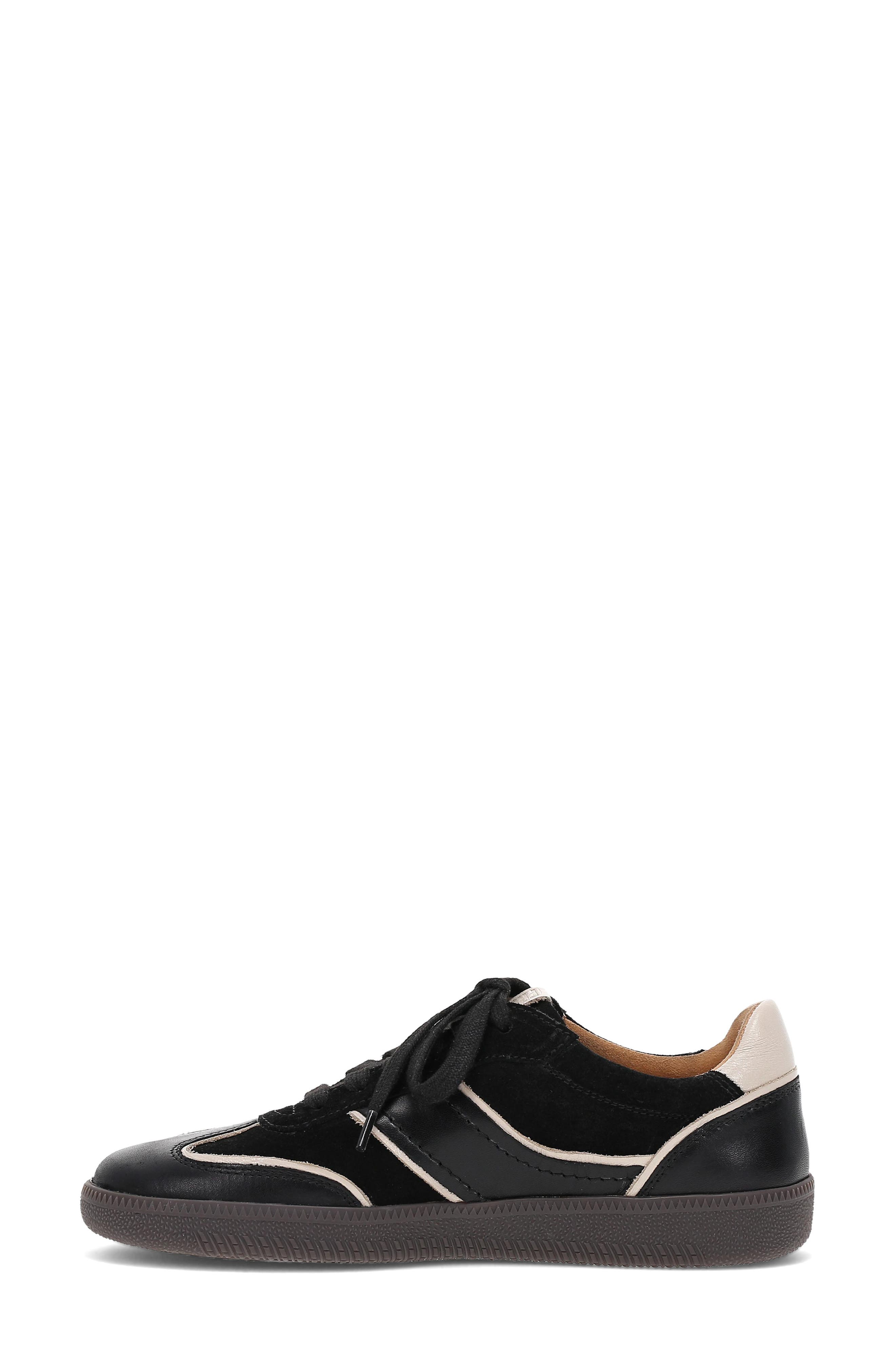 Frye Milly Low Top Sneaker, Alternate, color, Black