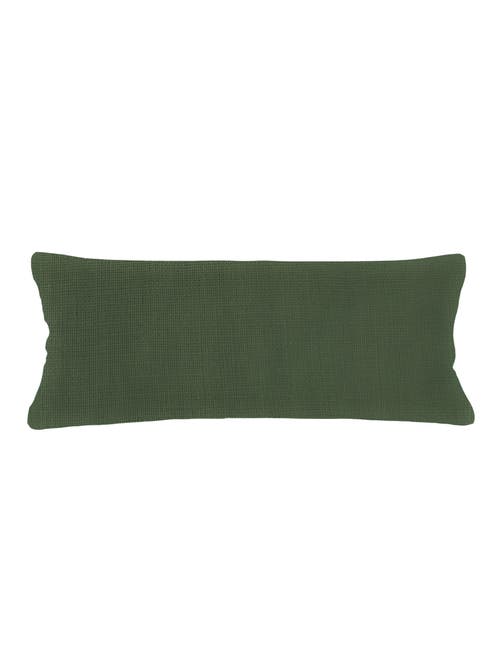 Anaya So Soft Linen Body Pillow With Down Alternative Insert In Spruce