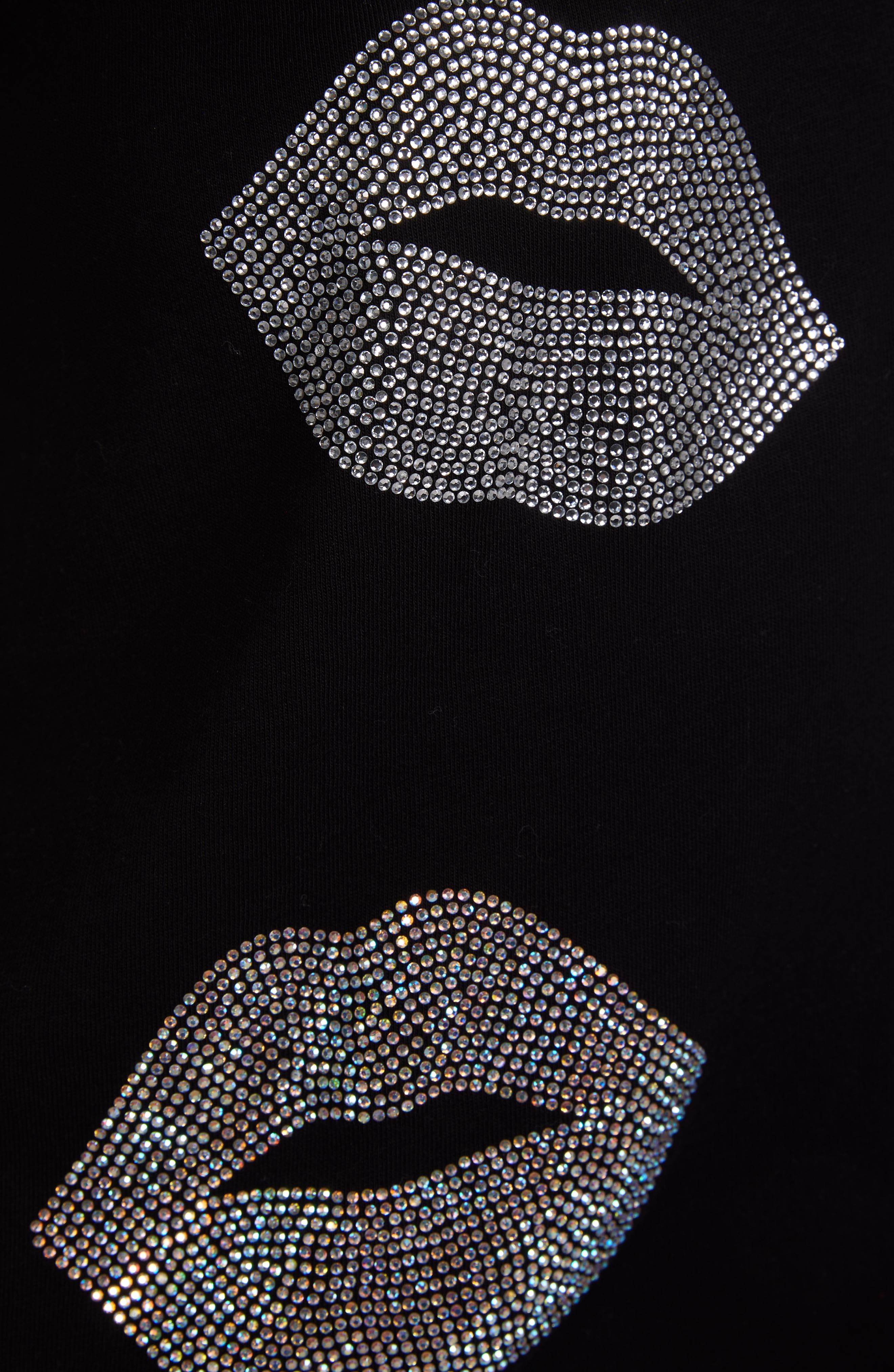 Lauren Moshi Croft Crystal Multi Lips Top (Women) | Nordstrom