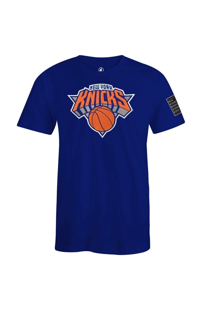 FISLL Unisex FISLL x Black History Collection Royal New York Knicks T-Shirt, Alternate, color, Royal