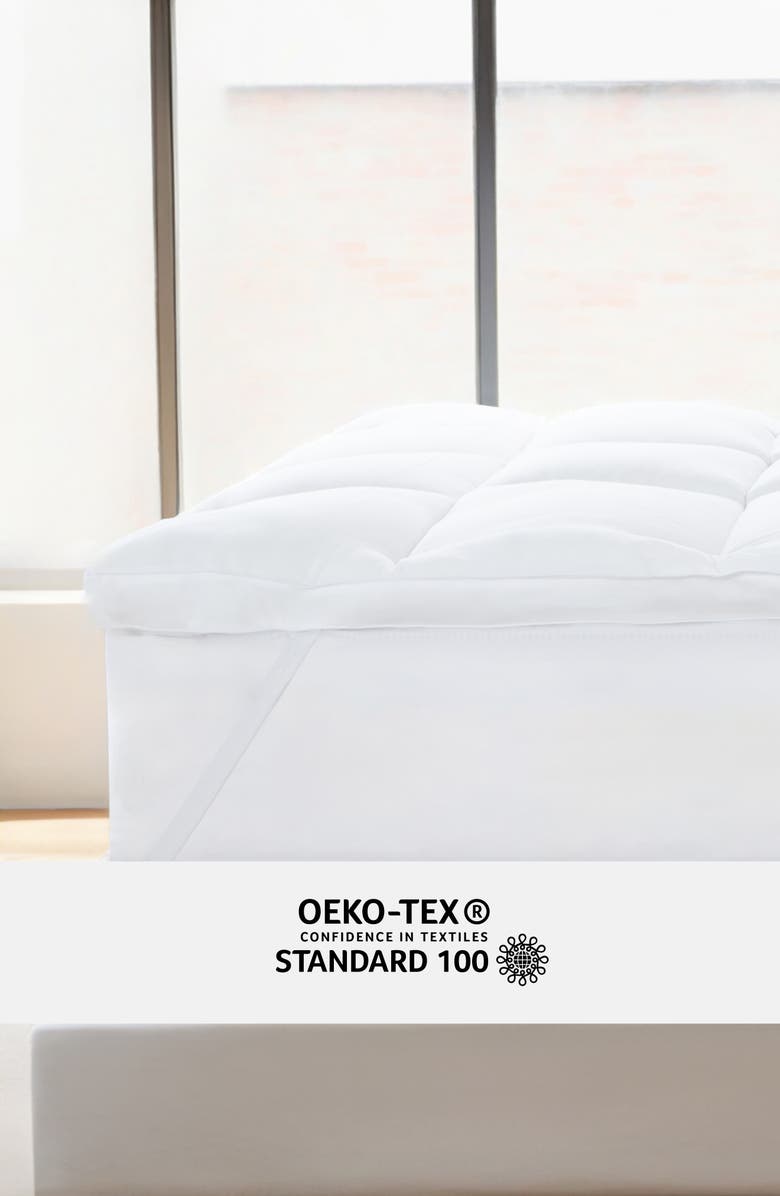 HOMESPUN Mattress Topper, Alternate, color, White