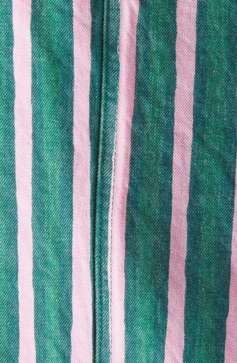 Marimekko Piccolo Stripe Jacket, Alternate, color, Green Pink