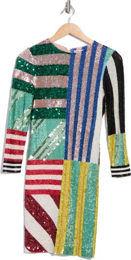 Delora Embellished Long Sleeve Dress