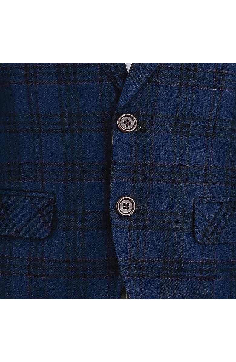 MOUSTACHE Plaid Suit, Alternate, color, Blue