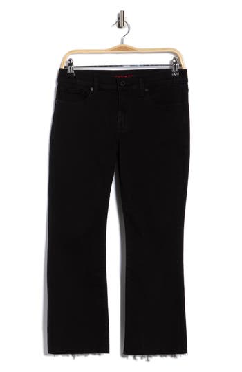 Lucky Brand Sweet Kick Cropped Jeans In Black