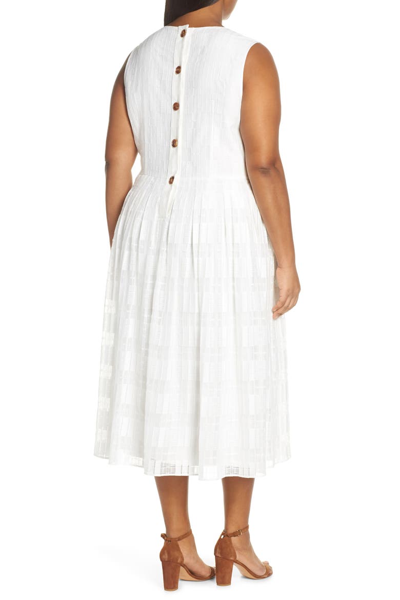 Avalynn Sleeveless Midi Dress, Alternate, color, SEA SALT