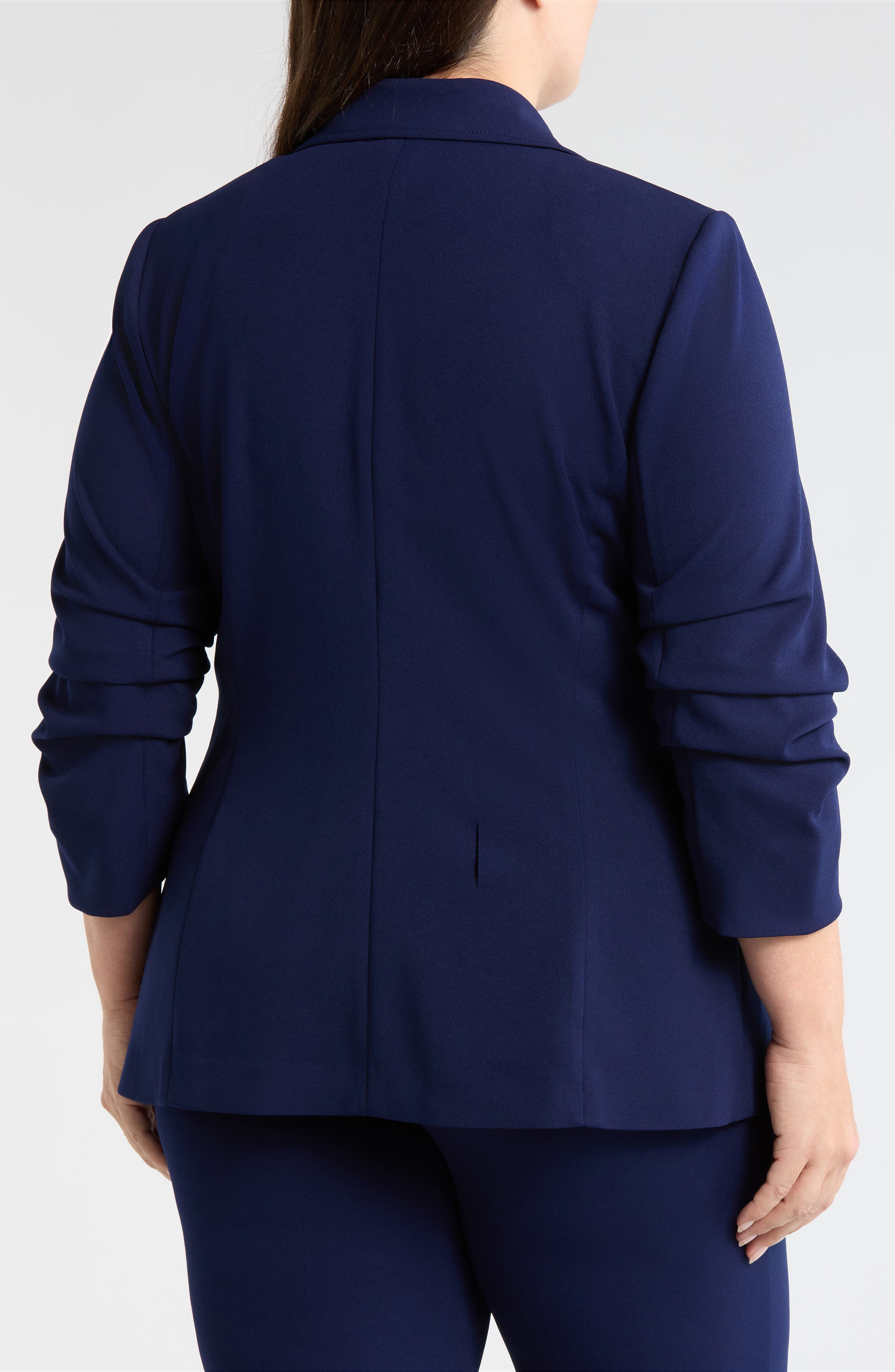 Scrunch Sleeve Open Jacket - image 2