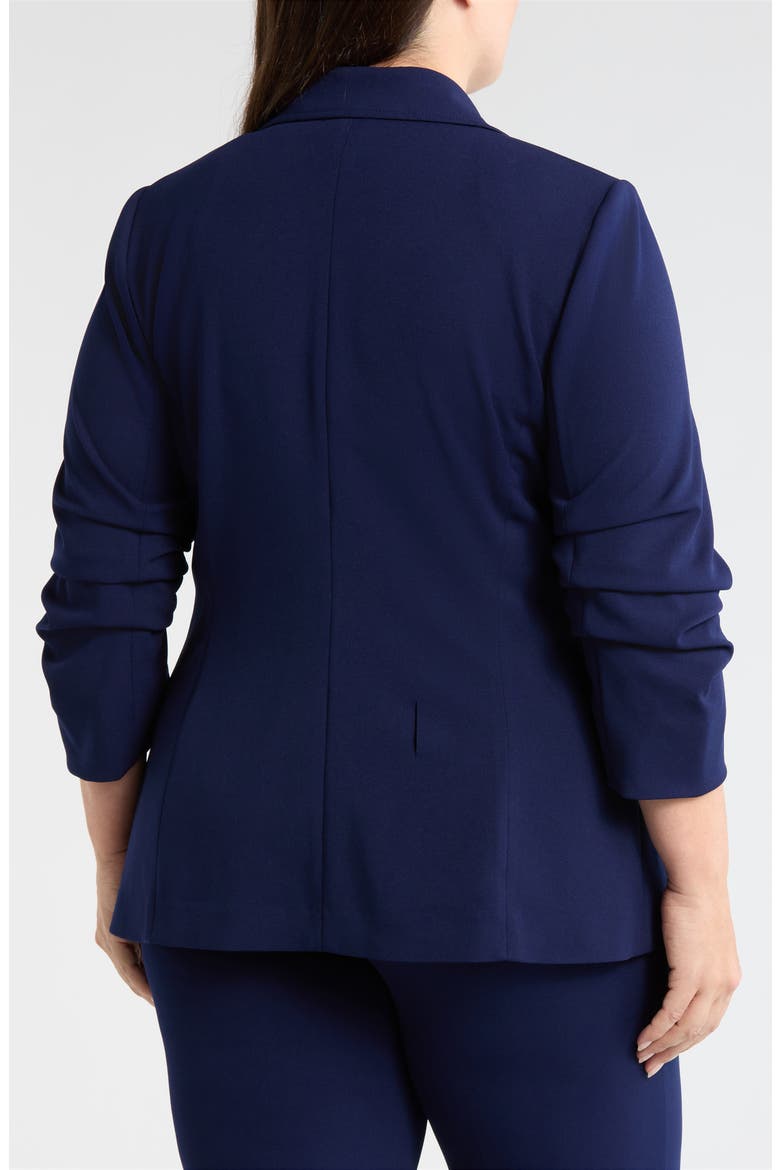 Scrunch Sleeve Open Jacket, Alternate, color, DISTANT MOUNTAIN