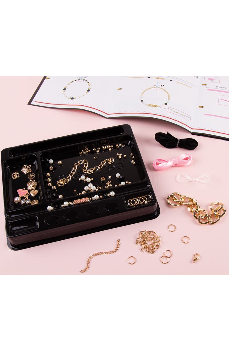 Juicy Couture Mini Chains & Charms Kit Create 5 Unique Bracelets, Alternate, color, Multicolored