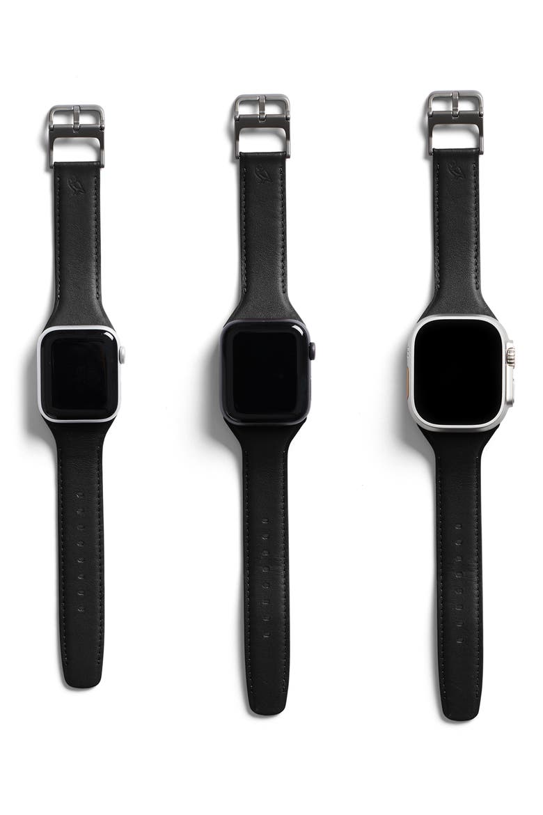 Small Classic Apple Watch® Watchband, Alternate, color, BLACK