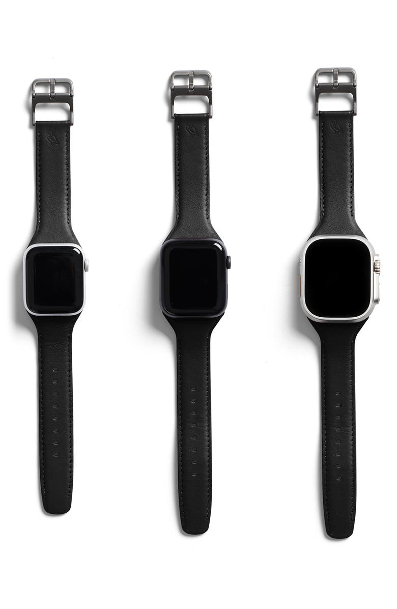 Bellroy Small Classic Apple Watch<sup>®</sup> Watchband, Alternate, color, Black