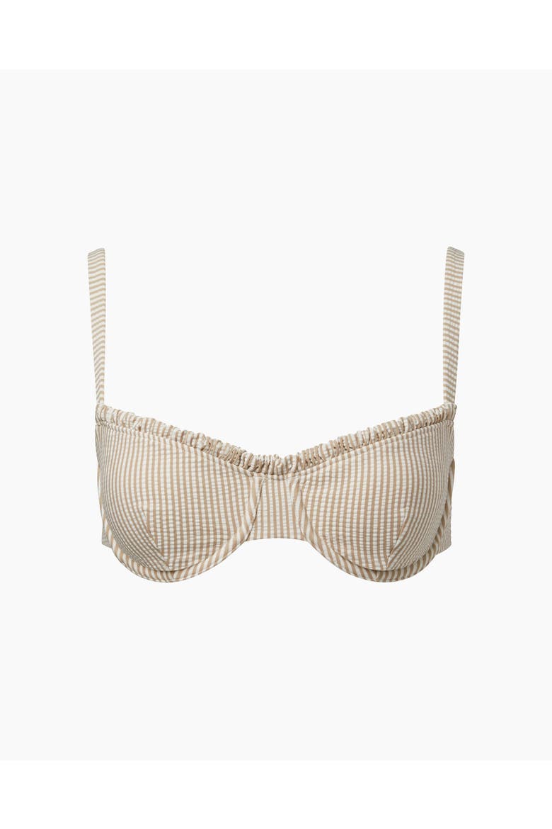 Marilyn Bikini Top, Alternate, color, TAN/WHITE