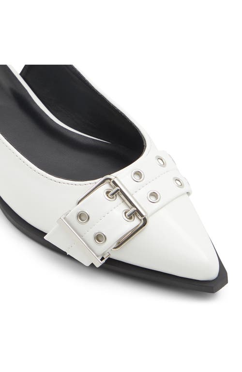 Call It Spring Natallya Slingback Flat In White
