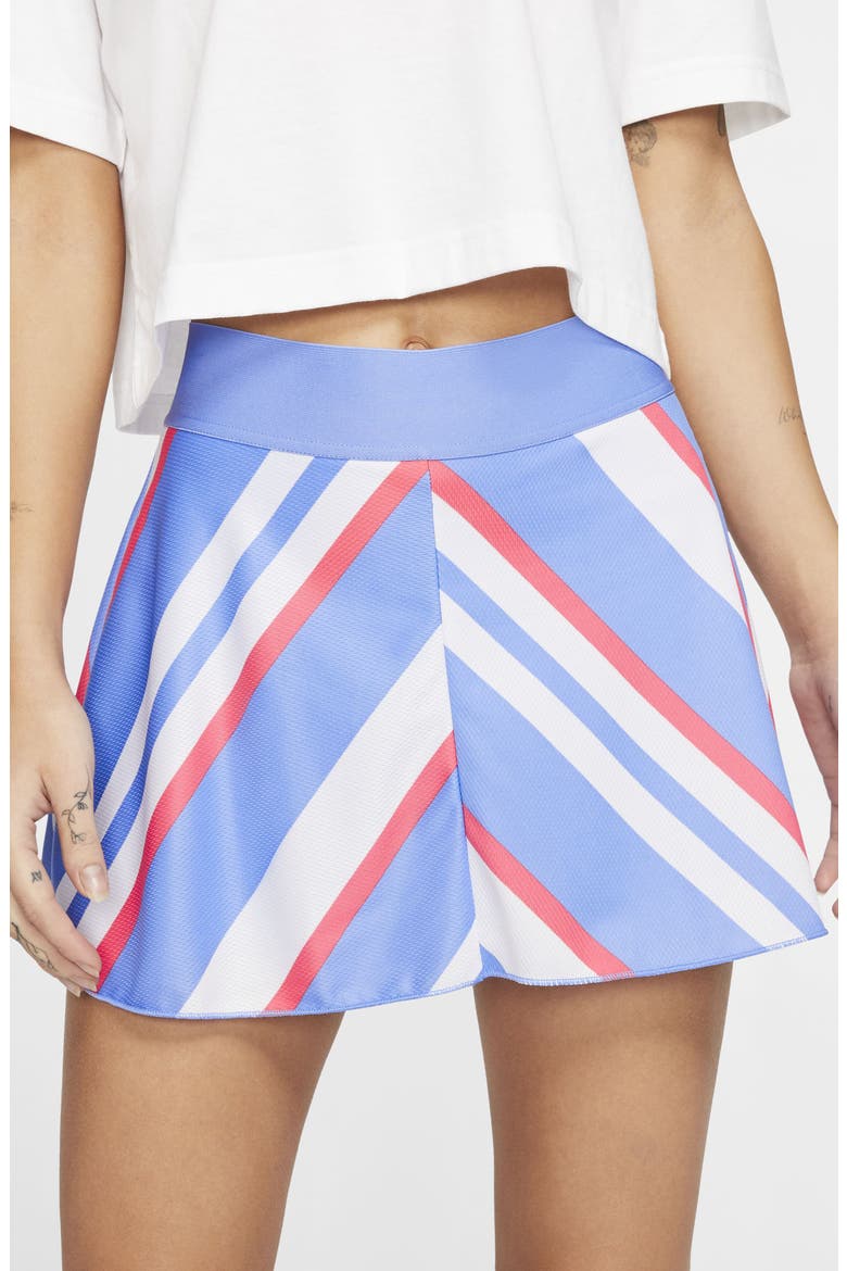 Court Dri-FIT Tennis Skirt, Alternate, color, ROYAL PULSE/ WHITE