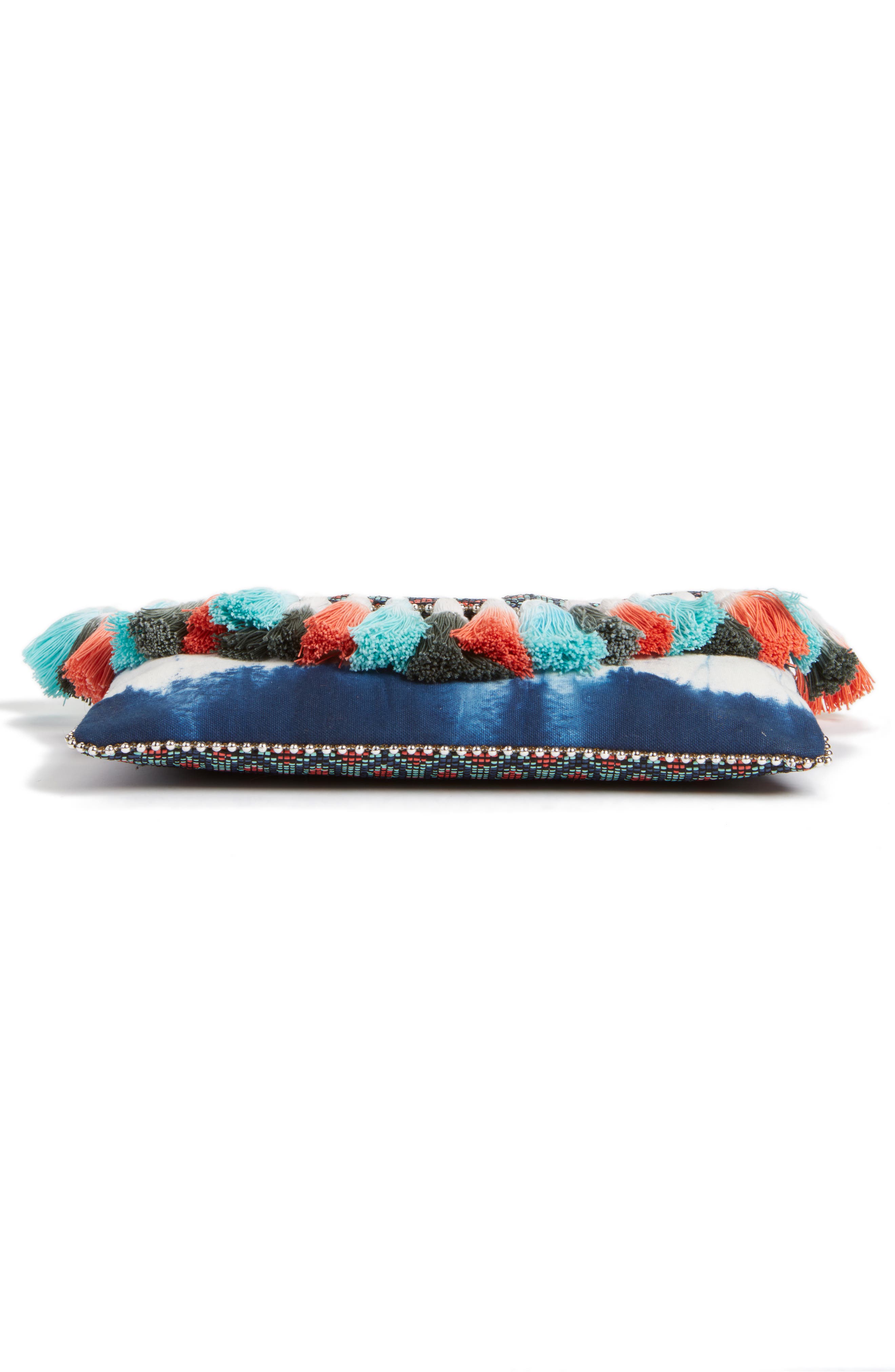 STEVEN by Steve Madden Josa Tassel & Bead Clutch, Alternate, color, 