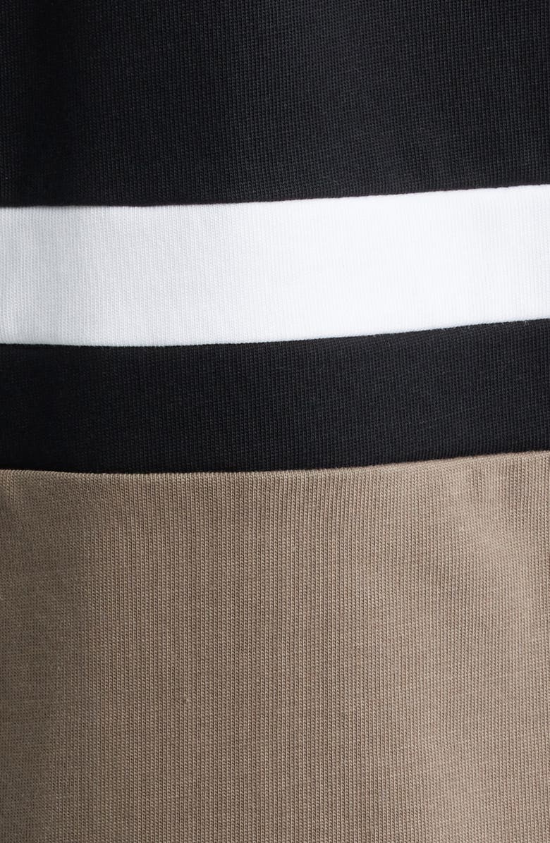 MEMORY LANE Oversize M Shield Hockey Jersey, Alternate, color, Black