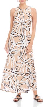 FIFTEEN TWENTY Dani Floral Sleeveless Maxi Dress