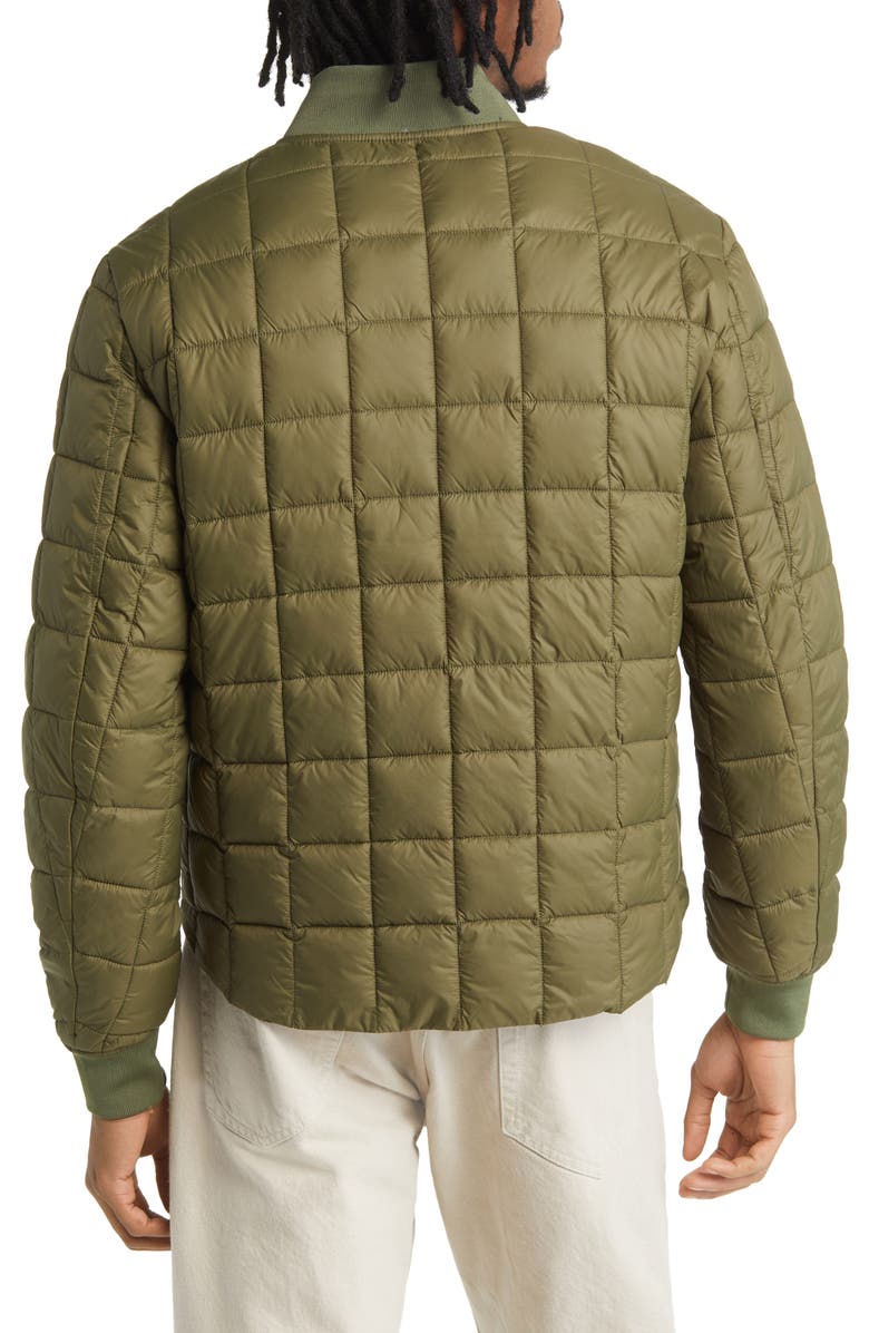 Save The Duck Lazar Quilted Bomber Jacket, Alternate, color, 