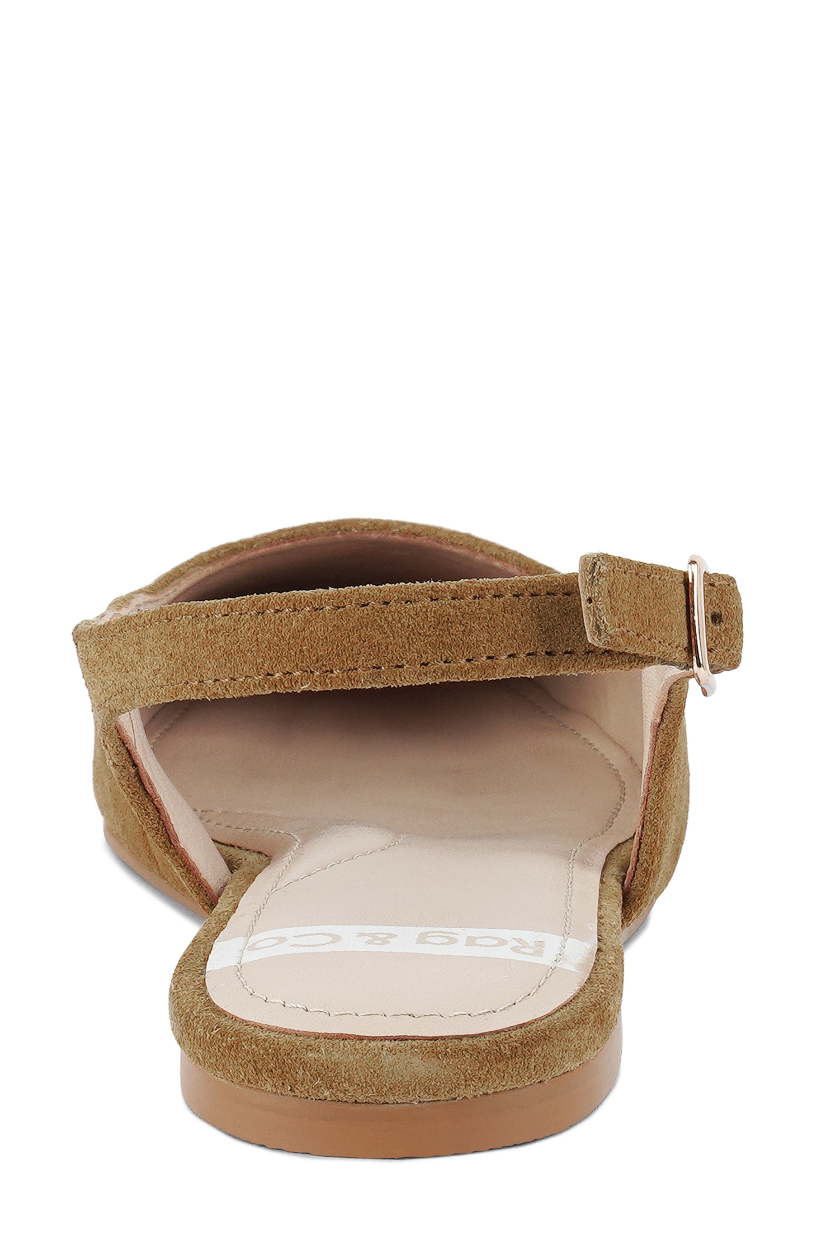 Rag & Co Sozani Slingback Flat, Alternate, color, Tan