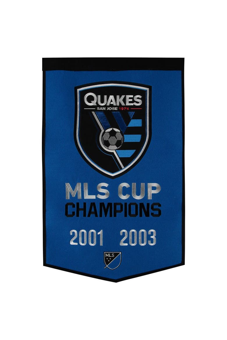 San Jose Earthquakes Dynasty Banner, Main, color, Blue