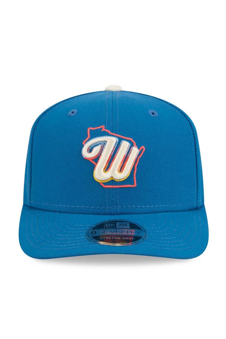 Men's New Era Blue Milwaukee Brewers 2026 City Connect 9SEVENTY Adjustable Hat, Alternate, color, Blue