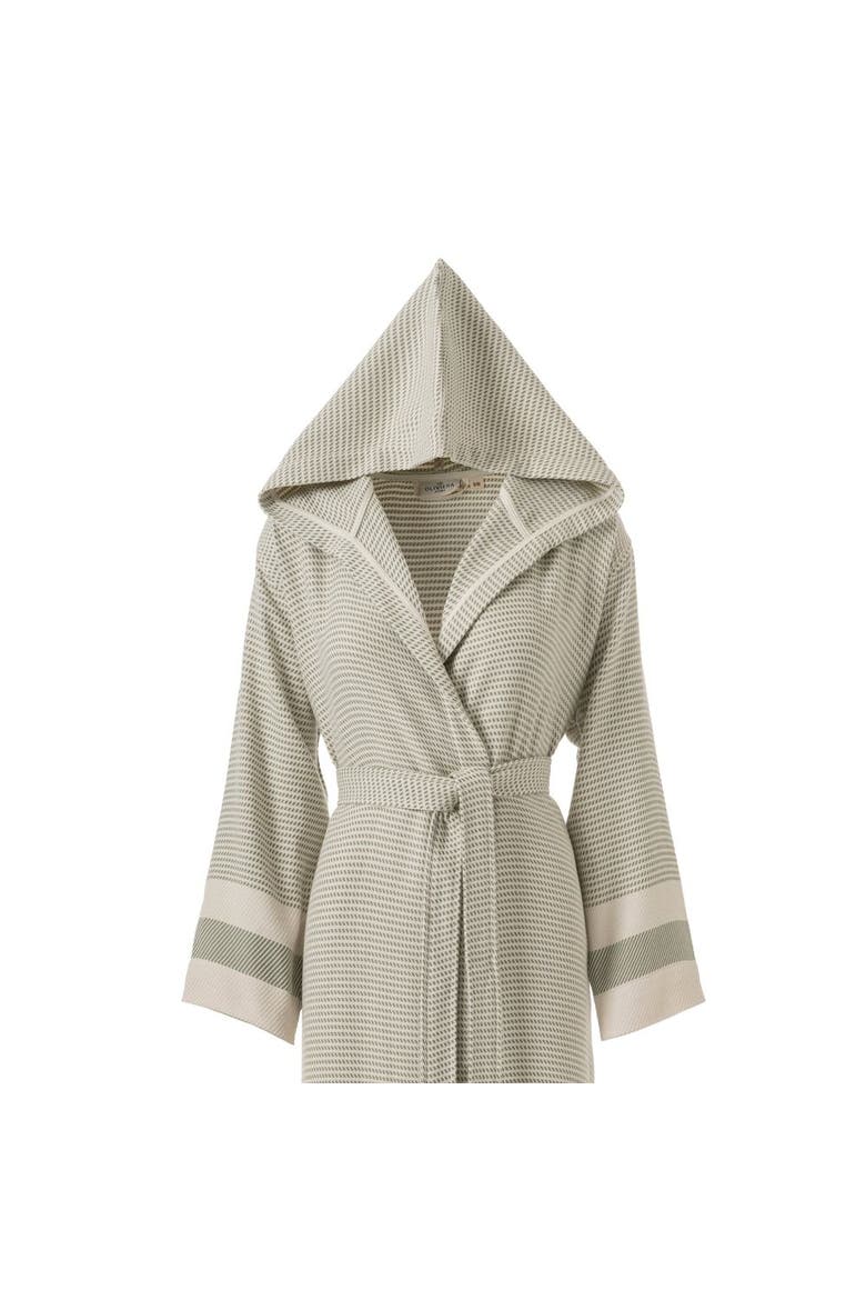 Pixel Turkish Cotton Towel Robe, Alternate, color, Sage Green