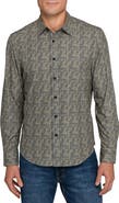 Brooklyn Brigade Ornate Print Woven Long Sleeve Basic