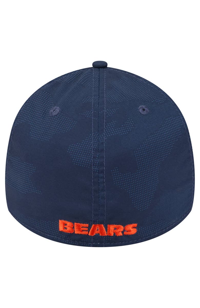 New Era Men's New Era  Navy Chicago Bears Tonal Camo 39THIRTY Stretch Fit Hat, Alternate, color, 