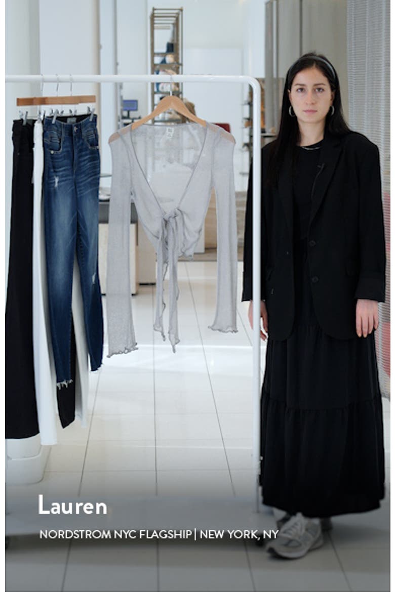 Sheer Tie Front Cardigan video