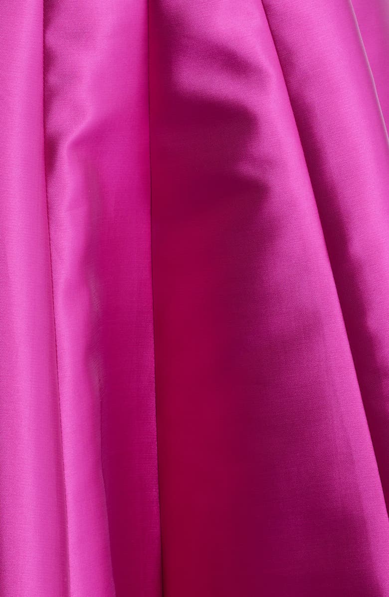 Eliza J Rhinestone Strap Princess Seam Cocktail Midi Dress, Alternate, color,