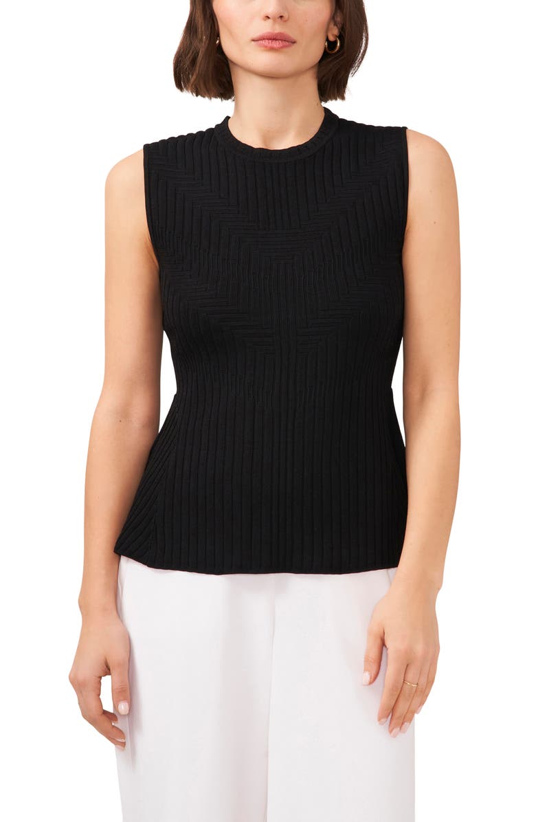 Halogen<sup>®</sup> Sleeveless Peplum Sweater, Main, color,