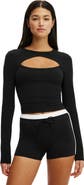 COTTON ON BODY Women's Active Keyhole Long Sleeve