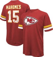 Majestic Threads Men's Majestic Threads Patrick Mahomes Red Kansas City Chiefs Name & Number Oversize Fit T-Shirt