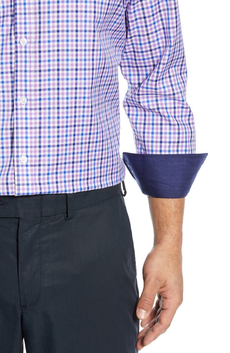 English Laundry Regular Fit Check Dress Shirt, Alternate, color,