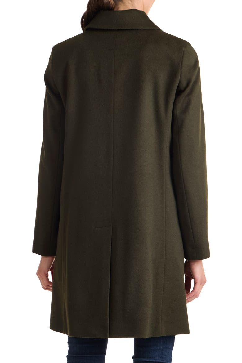 Wool & Cashmere Felted Coat, Alternate, color, OLIVE
