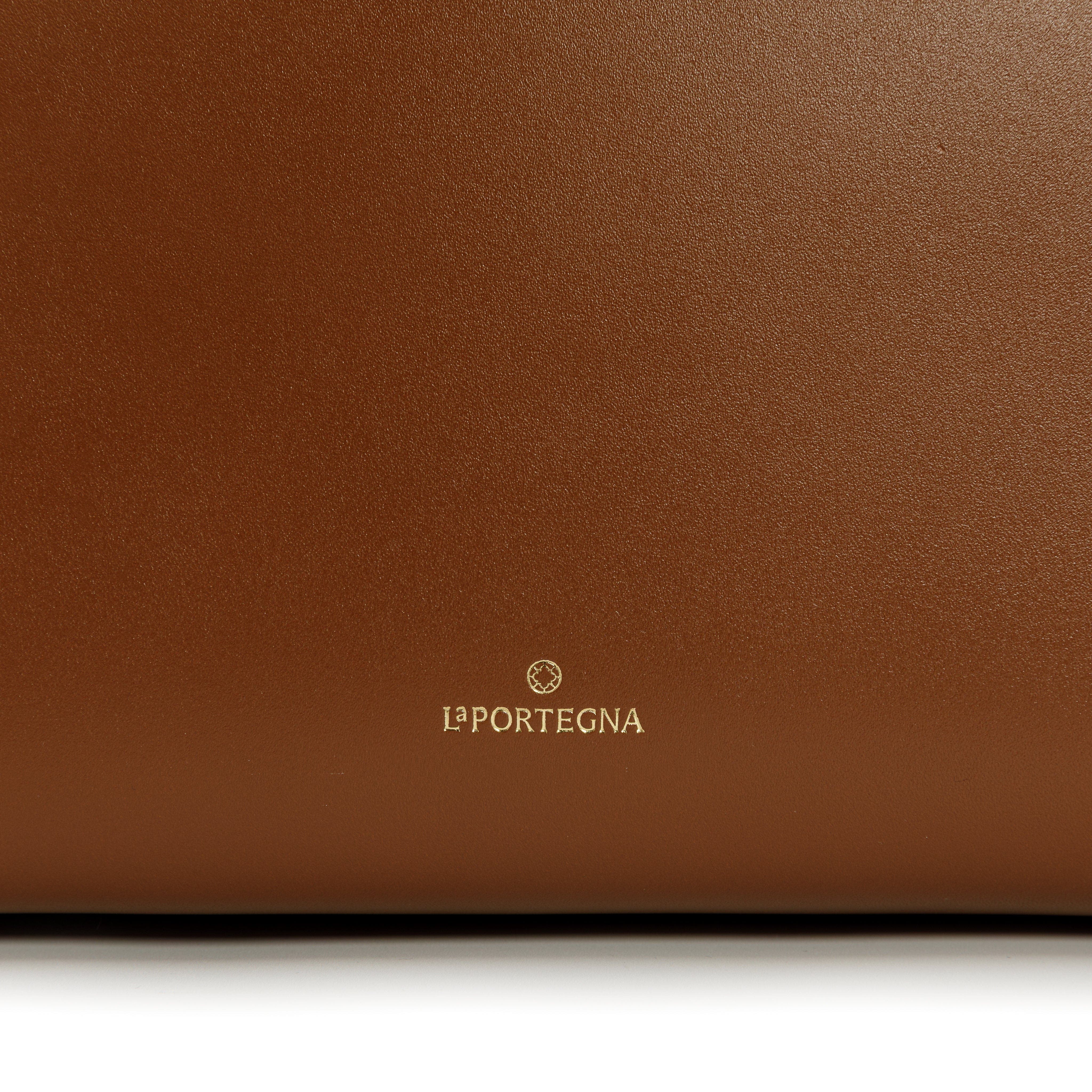 LA PORTEGNA Olivia Tote Vegetable Tanning, Alternate, color, Brown