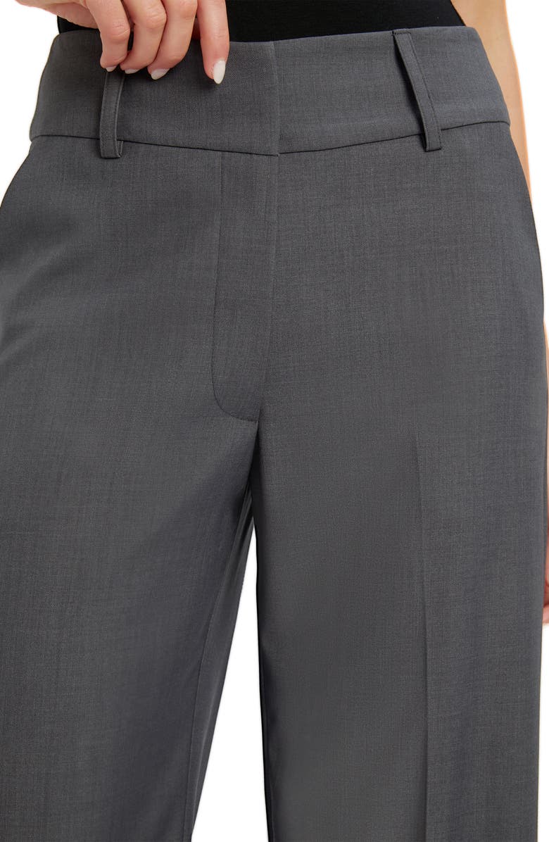 Bardot Maika Straight Leg Pants, Alternate, color, Dark Grey