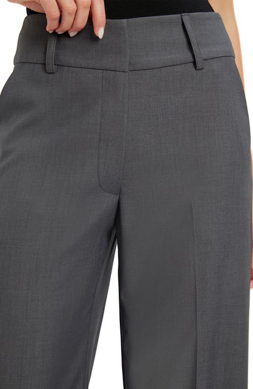 Bardot Maika Straight Leg Pants In Gray