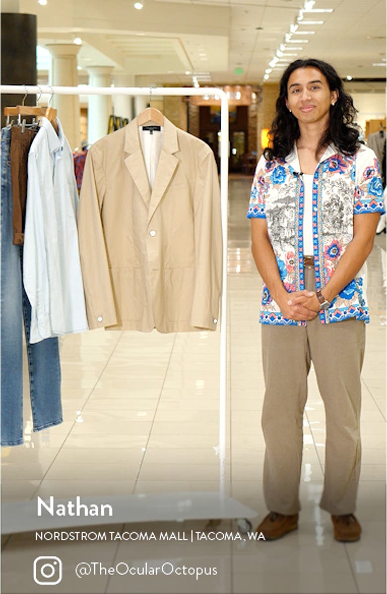 Shift Cotton Blazer, sales video thumbnail