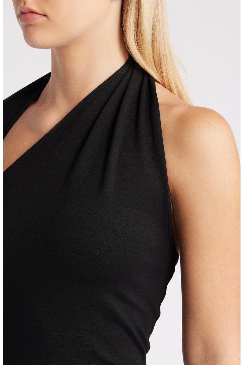 Manhattan One-Shoulder Top, Alternate, color, BLACK