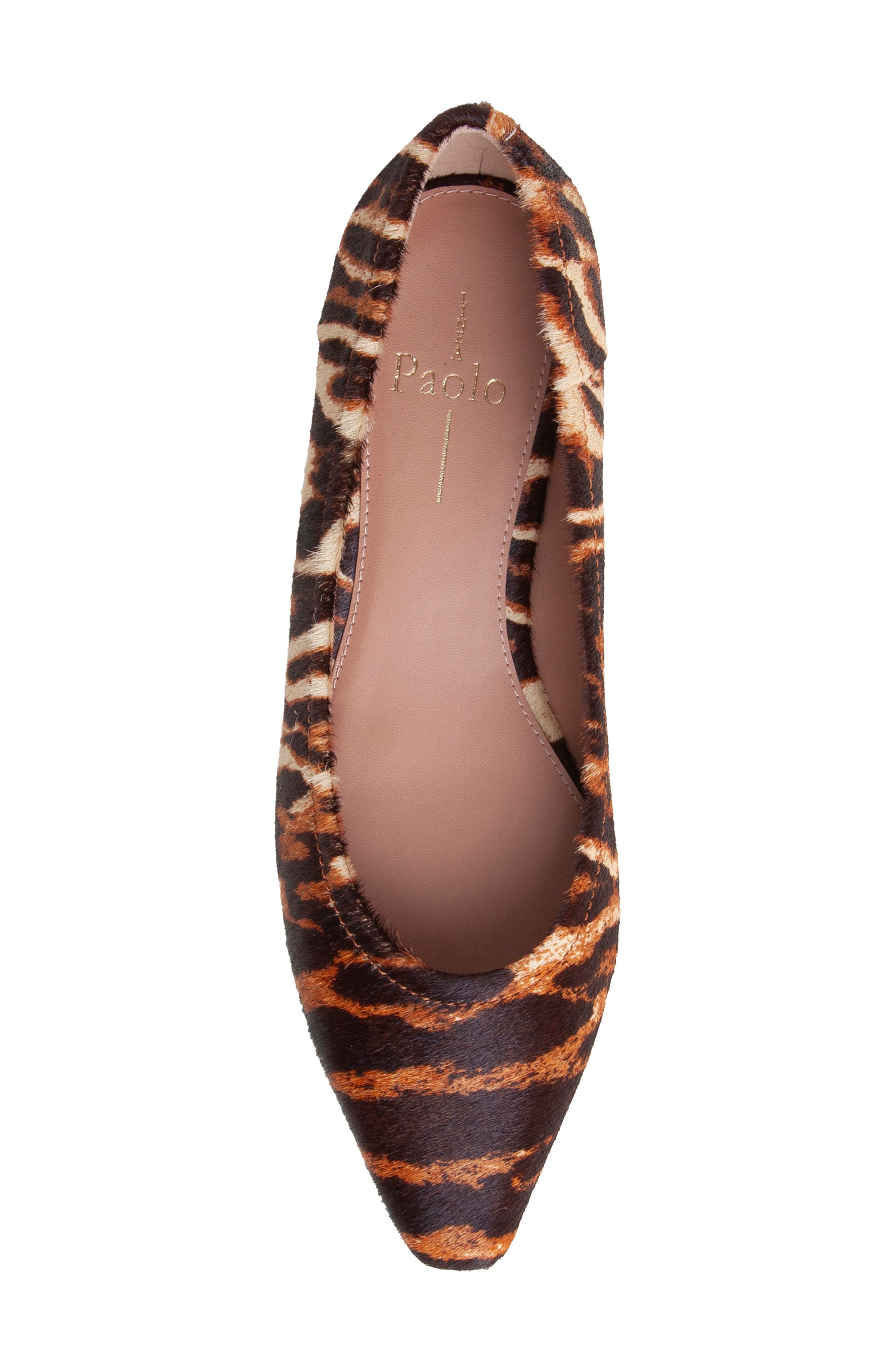 Linea Paolo Becky Genuine Calf Hair Pump, Alternate, color, Brown