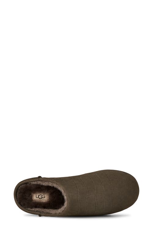 Ugg (r) Elea Croc Embossed Suede Slipper