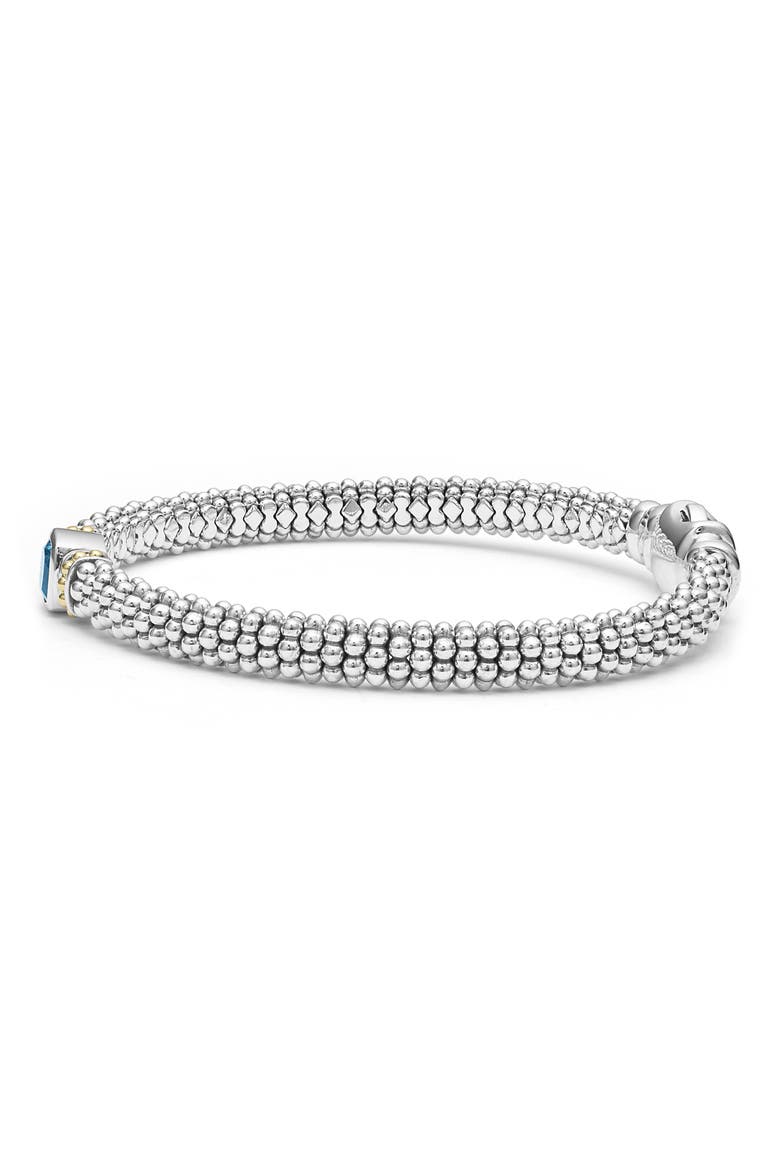 Swiss Blue Topaz Caviar Bracelet, Alternate, color, SWISS BLUE TOPAZ