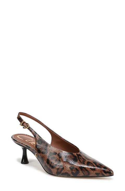 Fawn Pointed Toe Slingback Pump (Women)