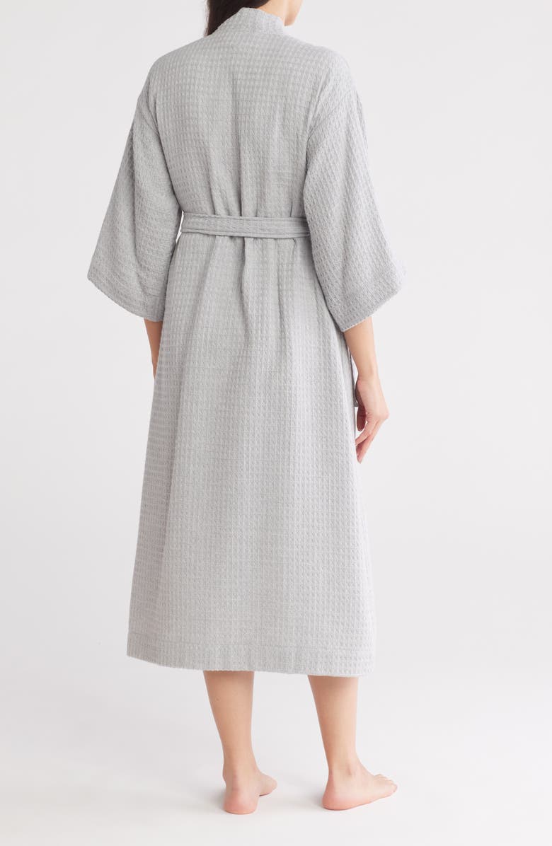 NORDSTROM RACK Midi Waffle Knit Robe, Alternate, color, 