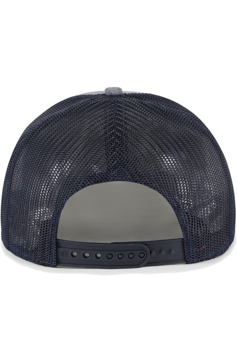 '47 Men's '47 Charcoal Boston Red Sox Slate Trucker Snapback Hat, Alternate, color,